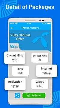 Pakistan All Network SIM Packages 2020: SIM Codes screenshot 3