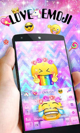 Love Emoji GO Keyboard Theme screenshot 3