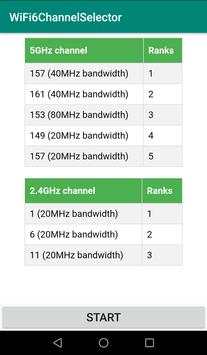 WiFi 6 Channel Selector screenshot 2