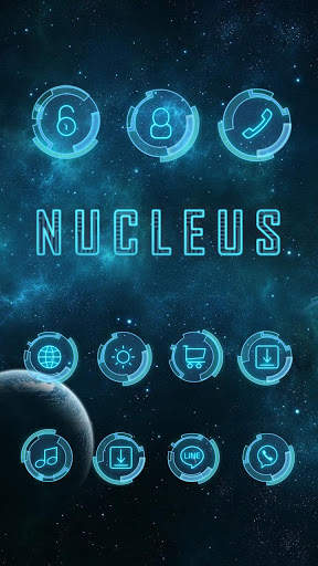 Nucleus GO Launcher Theme screenshot 1