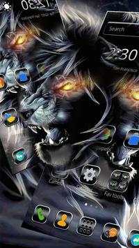 Angry Black Lion Theme screenshot 4