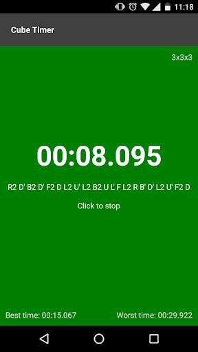 Cube Timer screenshot 2