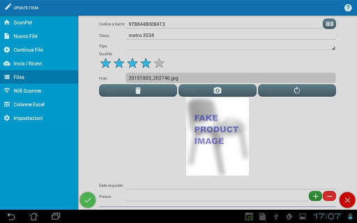 SCANPET NEW- Inventario e scanner di codici barre screenshot 13