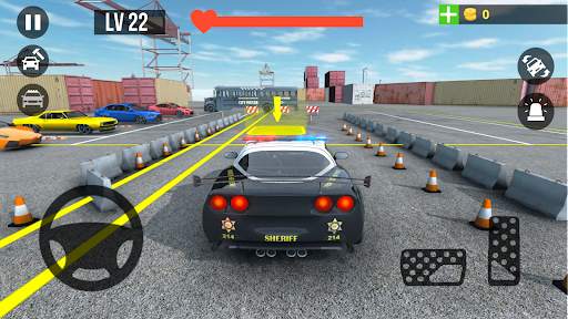 Police Car Parking Real Car स्क्रीनशॉट 7