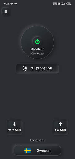 Sweden VPN - A Fast, Unlimited, Free VPN Proxy screenshot 1