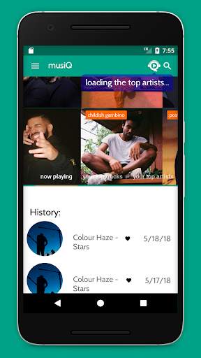 musiQ ♥ last.fm scrobbler & free music library app screenshot 1