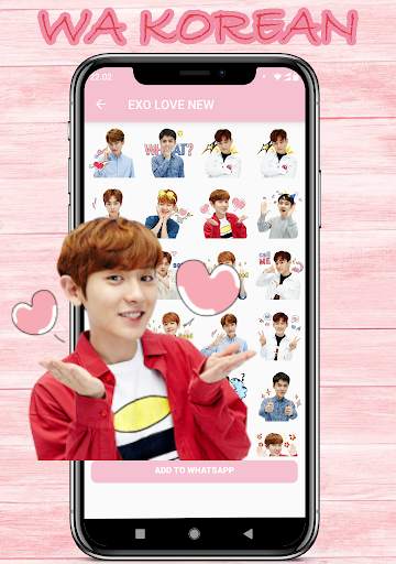 StickerWA Korean Idol WA Sticker KPOP for WhatsApp screenshot 5