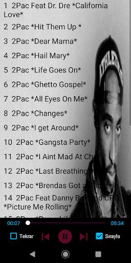 Tupac (2Pac) 40 Songs Offline screenshot 1