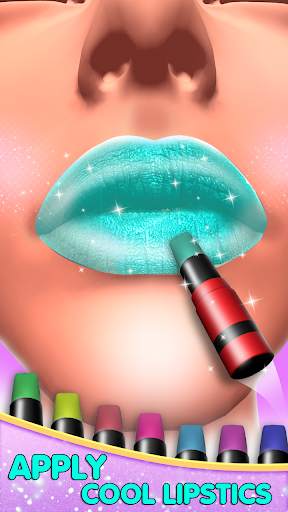 Lips Done 3D Satisfying Lipstick art Makeup Game 5 تصوير الشاشة