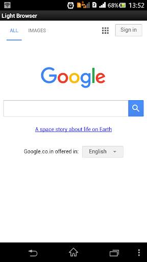 Light Browser screenshot 1