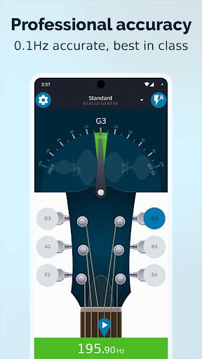 Easy Guitar Tuner screenshot 3