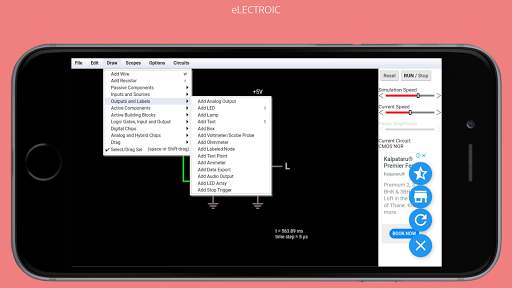 Electronic Circuit Simulator screenshot 3