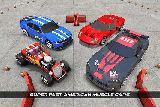 American Muscle Car Game: Driving School 2017 screenshot 7