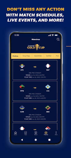 Concacaf Gold Cup Official App screenshot 4