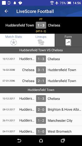 Football Live Scores Today screenshot 4