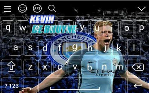 Kevin De Bruyne Theme Keyboard screenshot 2