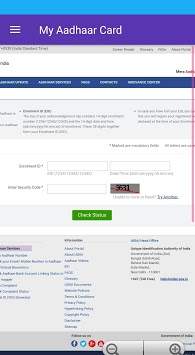 My Adhaar card Status check & Download 2019 screenshot 2
