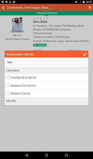 Restorandan İste Mobil Uyg. screenshot 12