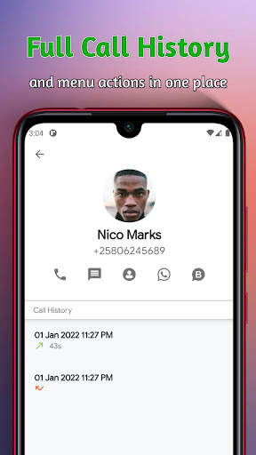 DialPad  Dialer for WhatsApp screenshot 3