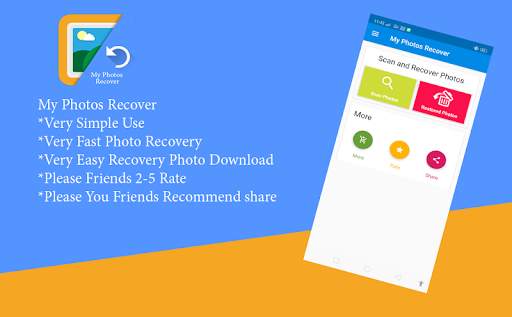 My Photos Recover Free App 2020 screenshot 1