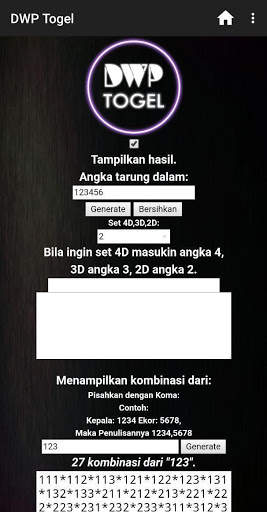 DWP Togel screenshot 3