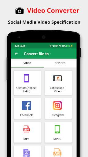 Video Converter 3 تصوير الشاشة