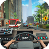 Driving In Bus icon