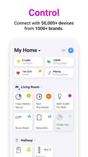 Homey — A better smart home screenshot 1