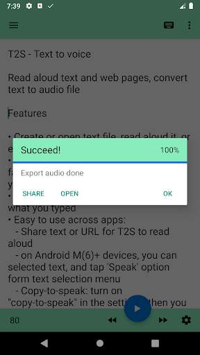 T2S: Text to Voice/Read Aloud screenshot 5