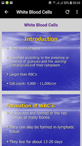 Basic Hematology Guide App screenshot 3