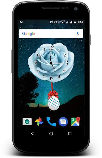 Rose Pendulum Clock Live wallp screenshot 3