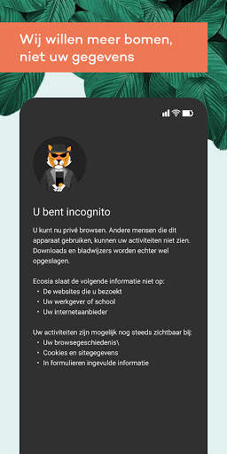 Ecosia Ecologische Browser screenshot 7