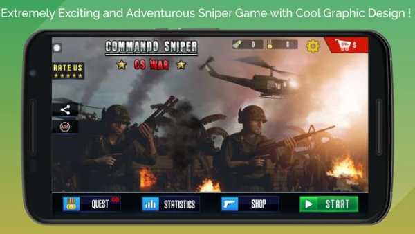 🎖️ Commando Sniper CS War - FPS Shooting Game 🔫 screenshot 1
