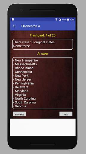 US Citizenship Test скриншот 3