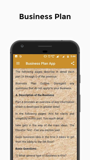 Business Plan App screenshot 3
