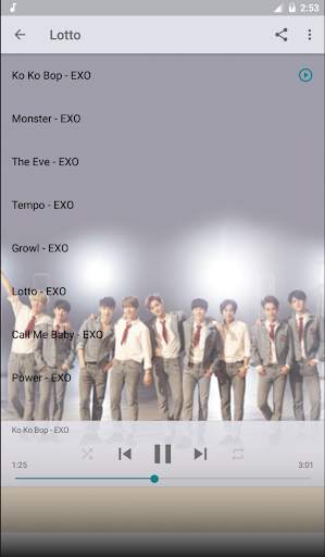 EXO Free Album Offline screenshot 1