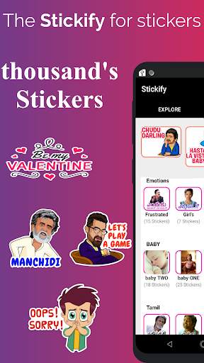 Stickify - The messenger stickers screenshot 1