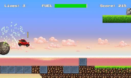 Jumping Race - Retro Game Car Racing screenshot 8