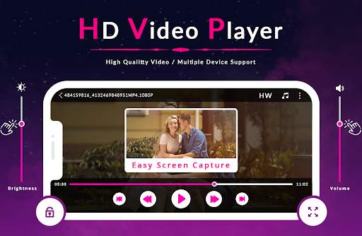 X Video Player - SAX Player and Status Saver 4 تصوير الشاشة