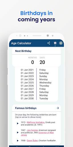 Age Calculator - Date of Birth screenshot 3