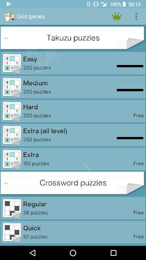 Grid games (crossword & sudoku screenshot 7