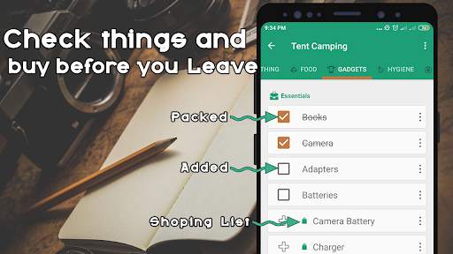 Simple Travel Packing List App screenshot 5