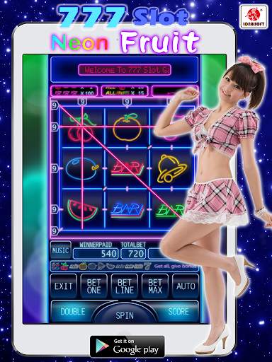 777 Fruit Neon Slot Machine - Cherry Master screenshot 5
