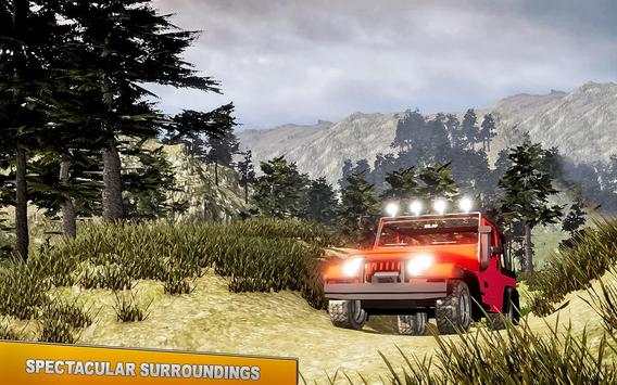 New Challenge Jeep Hill Drive Simulator Game screenshot 5