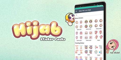 Stiker WA Lucu Islam Muslim Imut untuk Whatsapp screenshot 1