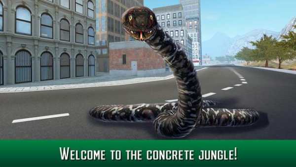 Angry Anaconda City Hunt 3D screenshot 1