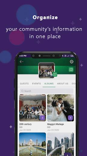Familheey Social App 3 تصوير الشاشة