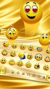 Business Diamond Gold Keyboard Theme screenshot 3