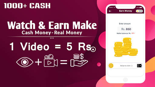 CashMoney : Watch Video & Win Money, Daily Reward screenshot 4