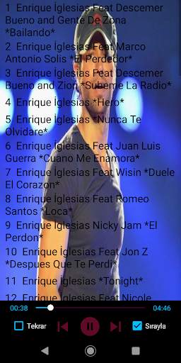 Enrique İglesias 45 Songs Offline screenshot 1